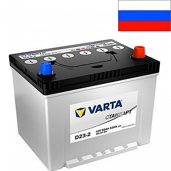   VARTA  6--60Ah R+ 520 EN 230173220 . / (560 301 052)